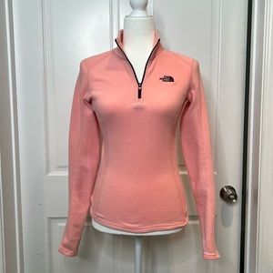 Patagonia Salmon-Pink Half-Zip Pullover Fleece